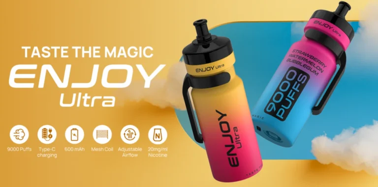 Enjoy Ultra 9000 Puffs: The Ultimate Disposable Vape for Long-Lasting Flavor and Satisfaction