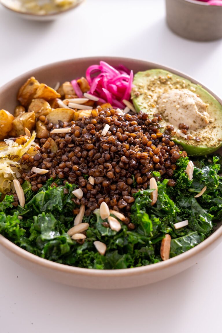 Crispy Lentil and Potato Bowl