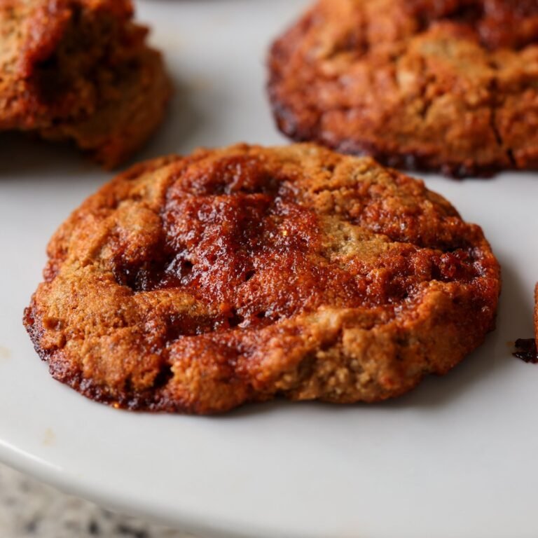 Gochujang Caramel Cookies (gluten-free vegan)