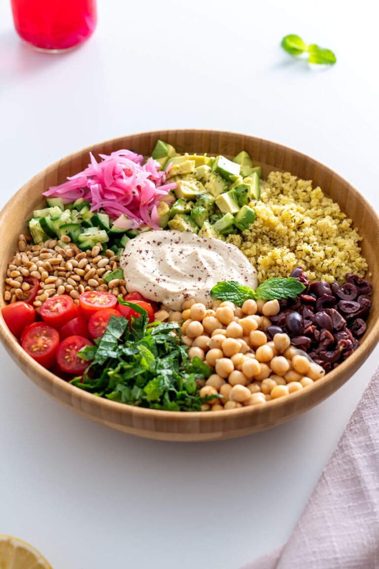 Mediterranean Shared Salad | plantbaes
