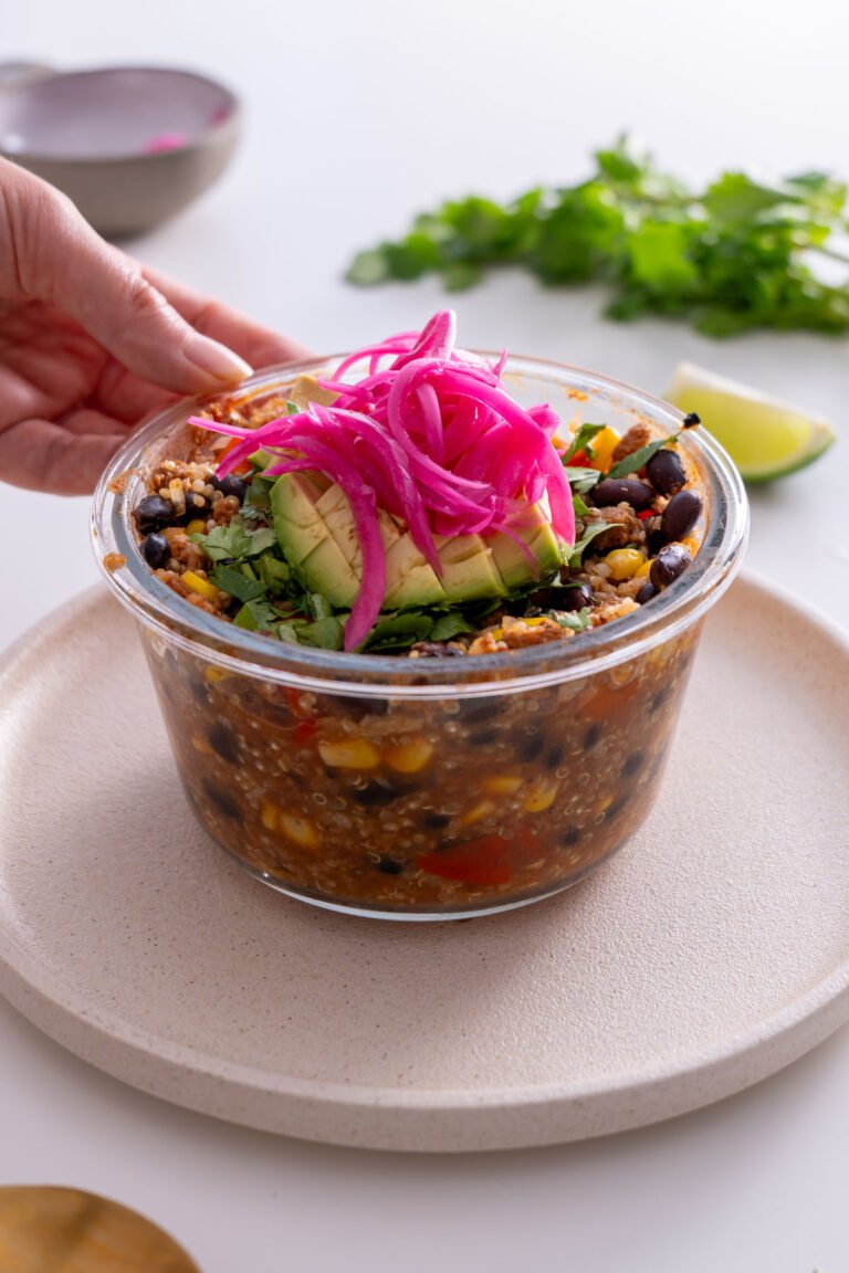 Oven-Baked Burrito Bowl (Meal-Prep) | plantbaes
