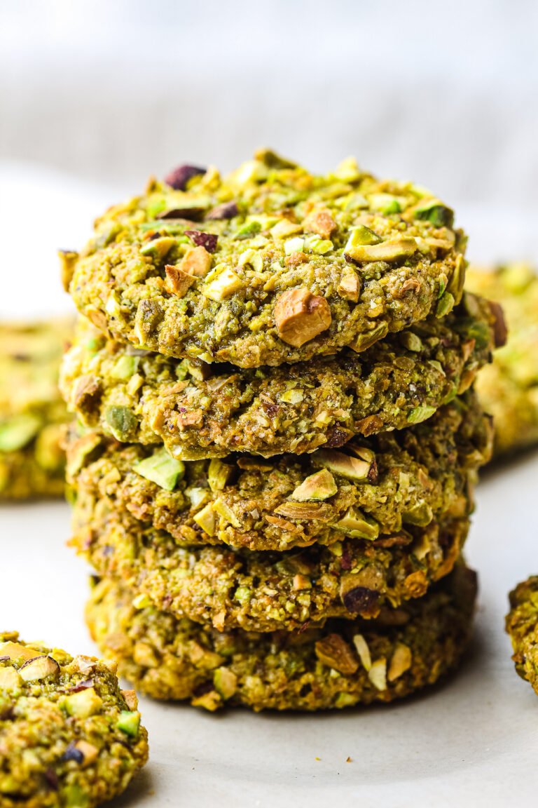 Pistachio cookies (gf, vegan) – Lazy Cat Kitchen